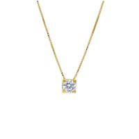 Collana Gioielleria Dossena  Donna in Oro giallo Zircone 143271  SONGA